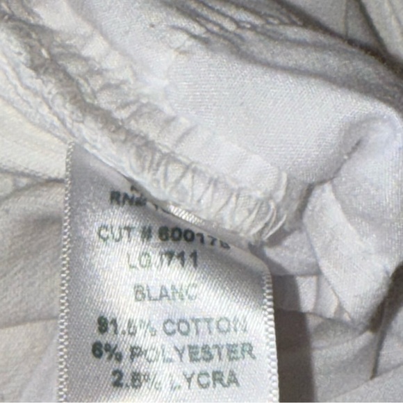 Frame Le Garcon Jeans Mid rise White Boyfriend - Picture 14 of 14